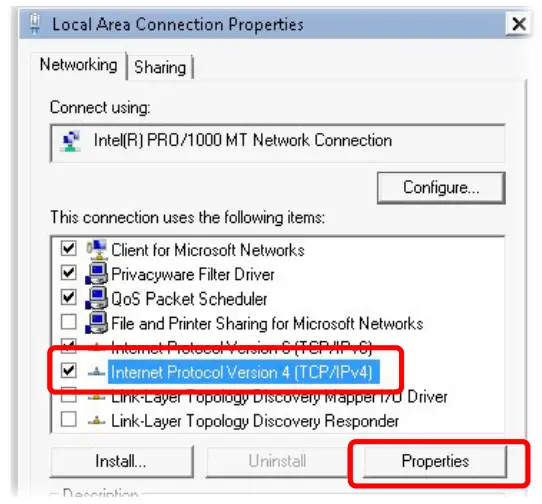 DrayTek Vigor 167 VDSL2 35b and ADSL2+ Modem - Internet Protocol Version