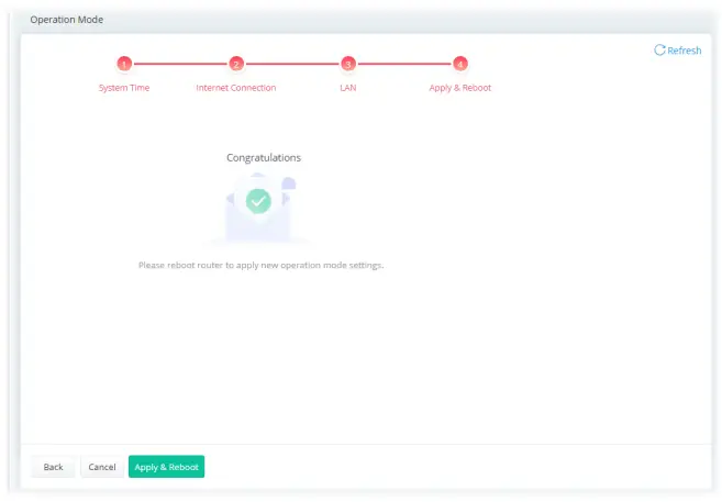 DrayTek Vigor 167 VDSL2 35b and ADSL2+ Modem - Reboot