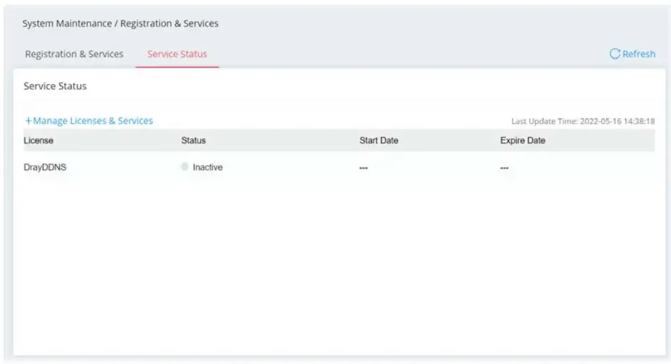 DrayTek Vigor 167 VDSL2 35b and ADSL2+ Modem - Registration & Services
