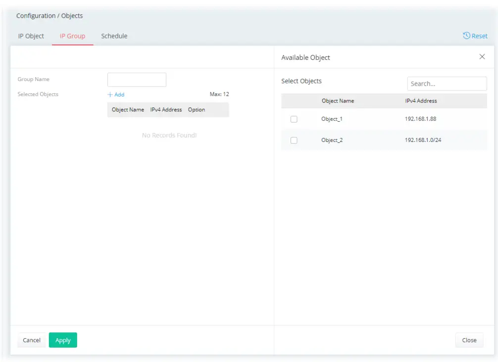 DrayTek Vigor 167 VDSL2 35b and ADSL2+ Modem - link to get the following page