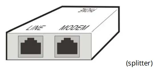DrayTek Vigor 167 VDSL2 35b and ADSL2+ Modem - splitte