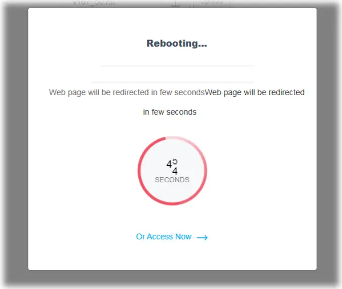 DrayTek Vigor 167 VDSL2 35b and ADSL2+ Modem - system finishes