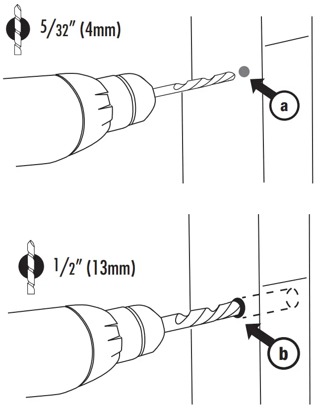 D D Technologies MagnaLatch Gate Latch Child Safety Gate Lock - Drill pilot holes