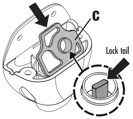 D D Technologies MagnaLatch Gate Latch Child Safety Gate Lock - Position hole