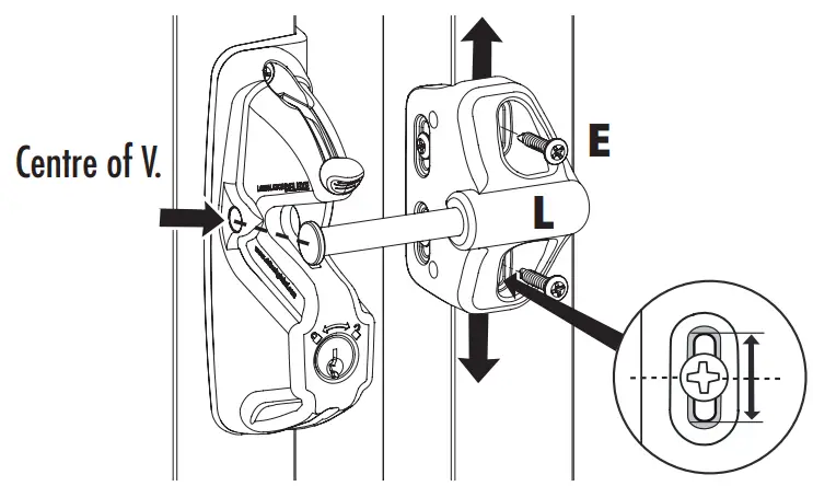D D Technologies MagnaLatch Gate Latch Child Safety Gate Lock - rivet in centre