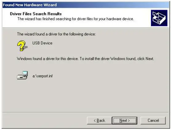 DIGITUS DA-70155-1 To Serial Converter - Click Next