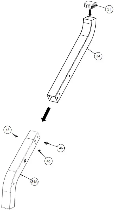 HALO HZ 1002 XNA 3 Burner Propane Griddle - Parts 4
