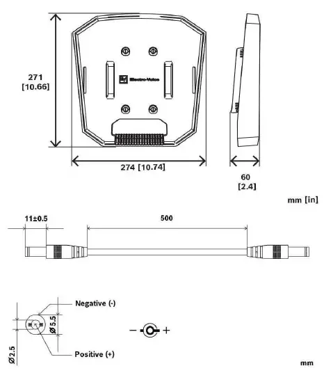 Electro-Voice-EVERSE8-TRAY-B-EVERSE-8-Accessory-Tray-fig-3