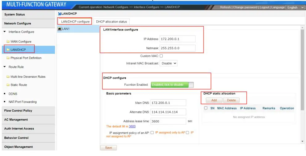 xonTel XT-1500AC Access Controller User Manual - Multi-line Diversion Rules