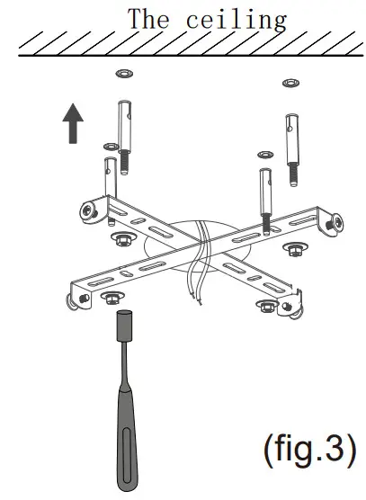 PSHRFANST B09X2ZVQ4V Ceiling Fan Light - Concrete ceiling