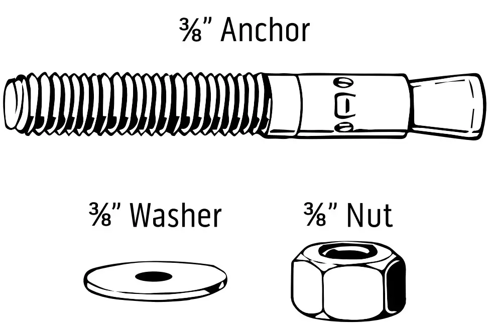 SURVIVE-A-STORM SHELTERS Extreme 6x4 Above-Ground Tornado Shelter - Assembly Hardware