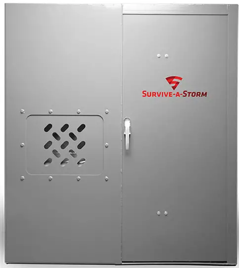 SURVIVE-A-STORM SHELTERS Extreme 6x4 Above-Ground Tornado Shelter