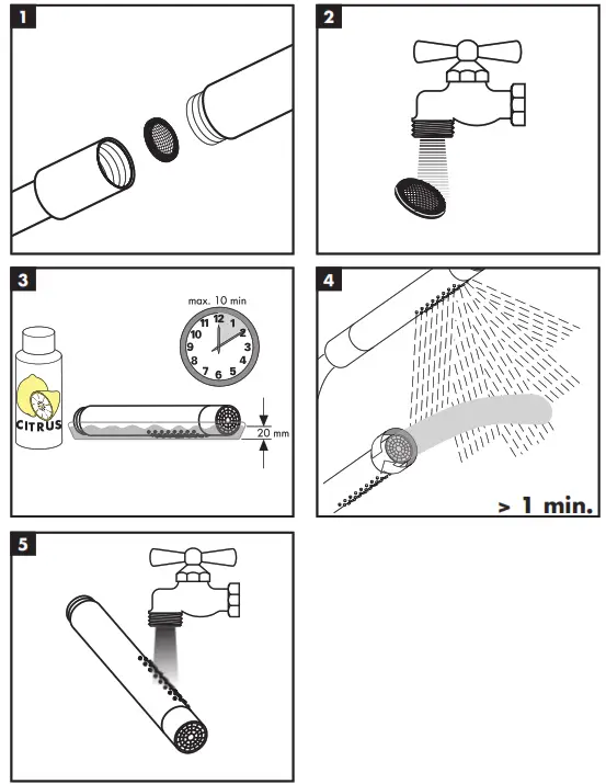 hansgrohe 10531000 Starck Hand Showers - Figure6