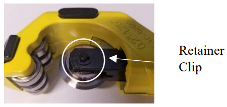 HOME FLEX 11 TC 02125 CSST Tube Cutter Blade Change - bearing