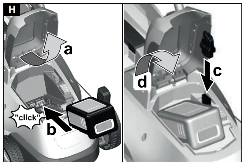 Installing the battery pack