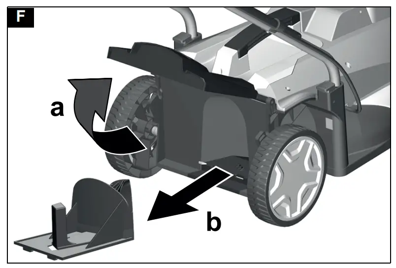 Installing the grass catcher