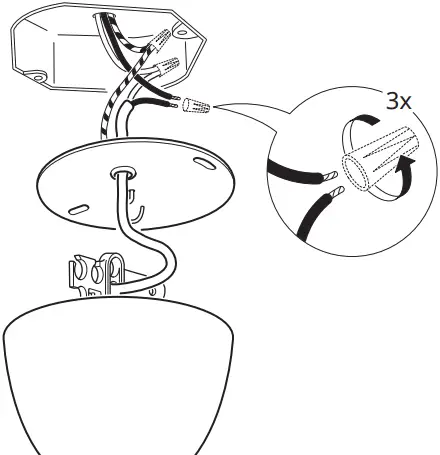 IKEA 503.865.80 VINGMAST HEMMA Pendant Lamp B7b