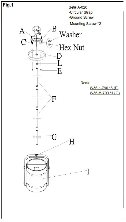 Metropolitan N6691-857 Contrast 1 Light Aged Antique Brass and Black Cylinder Mini Pendant