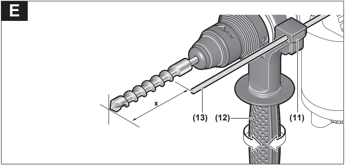 Setting Drilling Depth