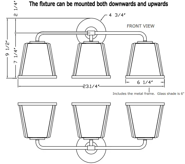 CRYSTORAMA-FUL-913-GA-CL-Fulton 3-Light-23-Inch-Antique-Gold-Bathroom-Vanity-Wall-Light-FIG-1