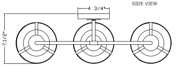 CRYSTORAMA-FUL-913-GA-CL-Fulton 3-Light-23-Inch-Antique-Gold-Bathroom-Vanity-Wall-Light-FIG-2