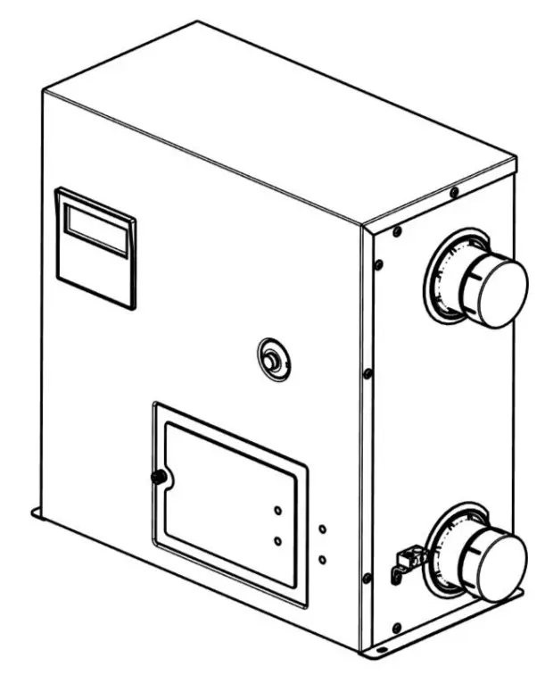 Raypak ELS-R-0024-4-TI E3T 3 Phase Electric Commercial Pool and Spa Heater