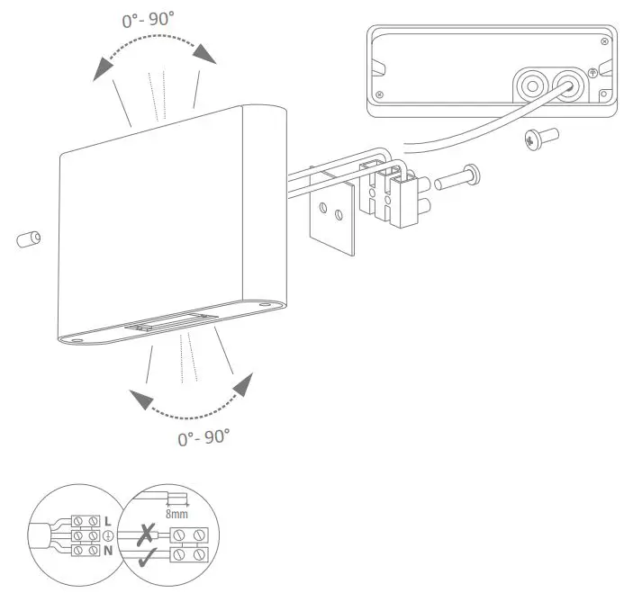DOMUS-Lighting-SIERRA-12-RND-DGR-WW-Sierra-Round-12W-Indoor-Wall-Light-fig-1