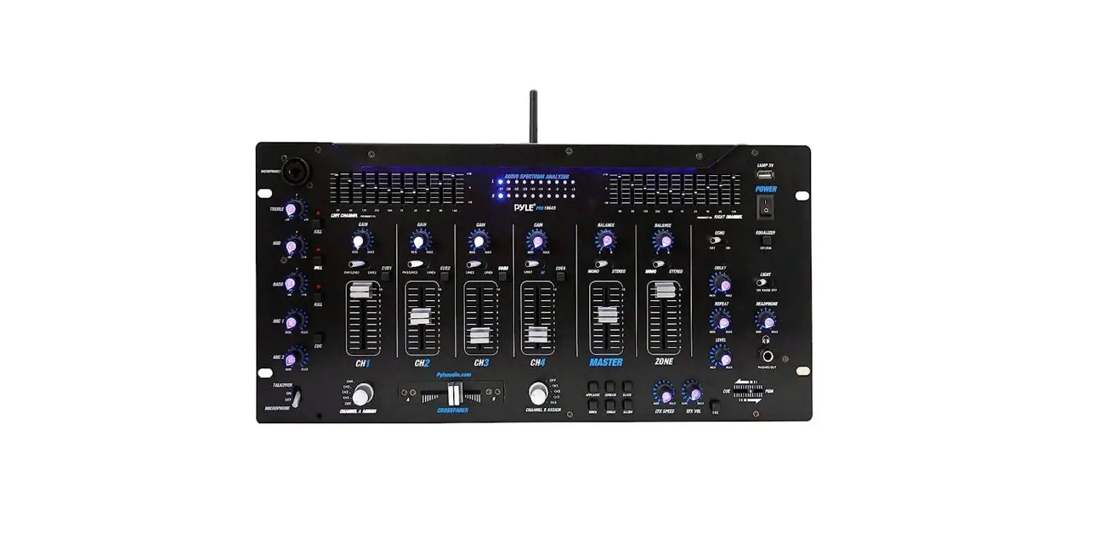 Pyle Pyd1964b 6-channel Bluetooth Dj Mixer User Manual