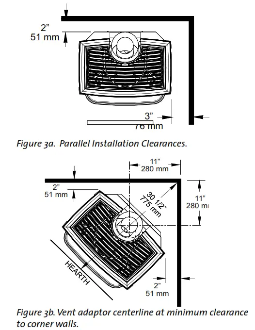 JOTUL GF 300 DV Direct Vent Gas Stove Steel Burner - fig 5