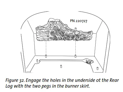 JOTUL GF 300 DV Direct Vent Gas Stove Steel Burner - fig41