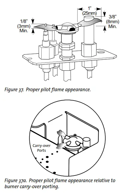 JOTUL GF 300 DV Direct Vent Gas Stove Steel Burner - fig44