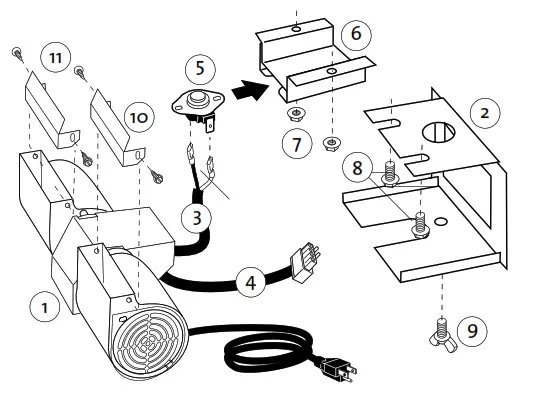 JOTUL GF 300 DV Direct Vent Gas Stove Steel Burner - fig48