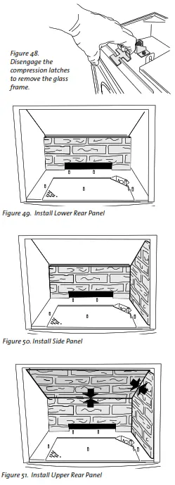 JOTUL GF 300 DV Direct Vent Gas Stove Steel Burner - fig55