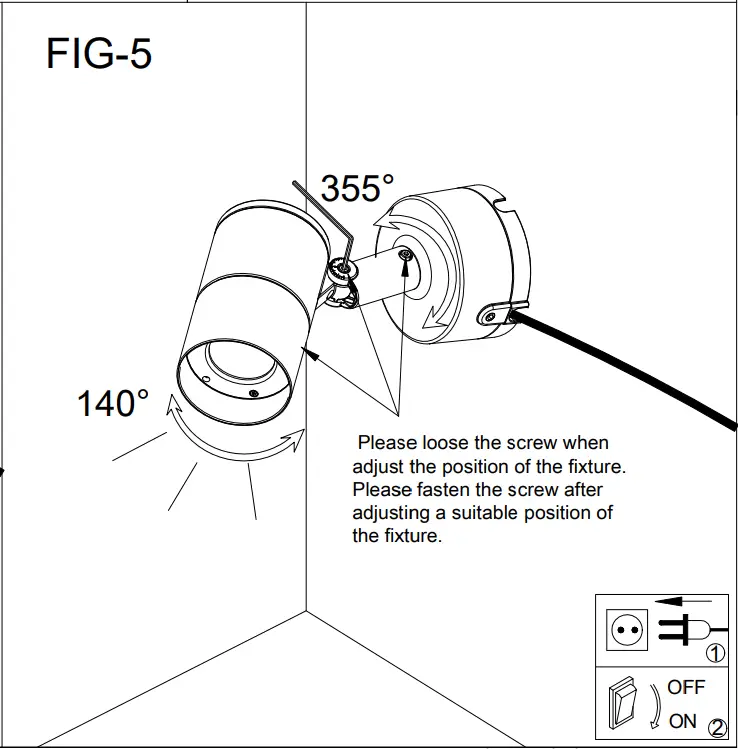 HALCYON EX800 9W Exterior Surface Mount Spot - FIGURE 6