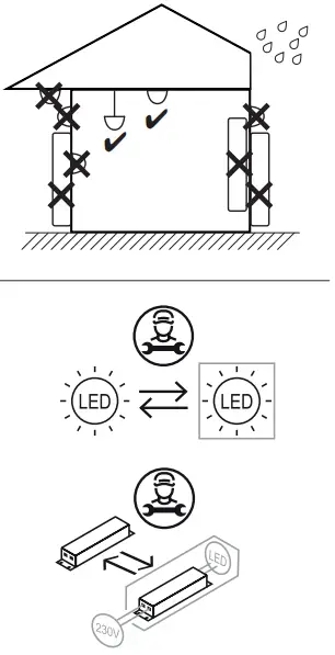 AIRAM 1245 46W 840 DA2 AL MA WH Suspension Luminaire - Fugure 1