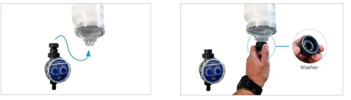 RAIN HARVESTING WDDP20 First Flush w Catch All Tee and Electronic Valve - Fig 1