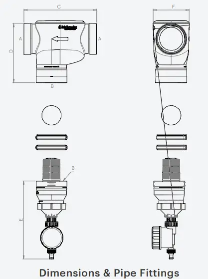 RAIN HARVESTING WDDP20 First Flush w Catch All Tee and Electronic Valve - Fig 9