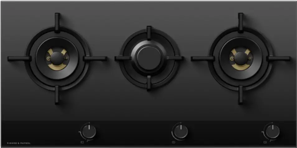 FISHER   PAYKEL JZT-CG903DNGGB4 90cm Gas on Glass Cooktop