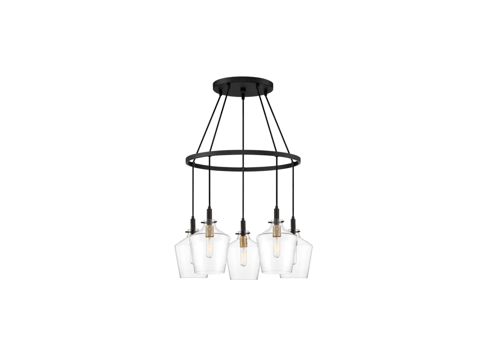 Quoizel Jun5005ek June 5 Light Earth Black Chandelier Owner's Manual