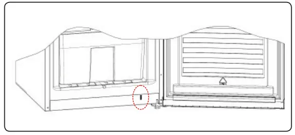MORRIS R71355NFF Upright Freezer - may remove