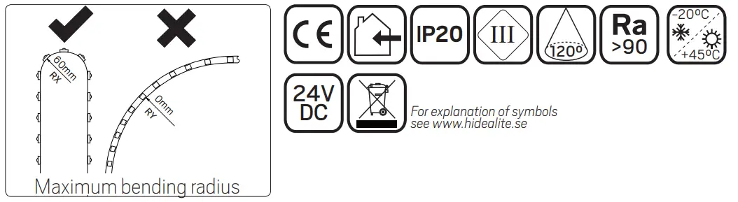 hidealite 75 046 57 LED STRIP -