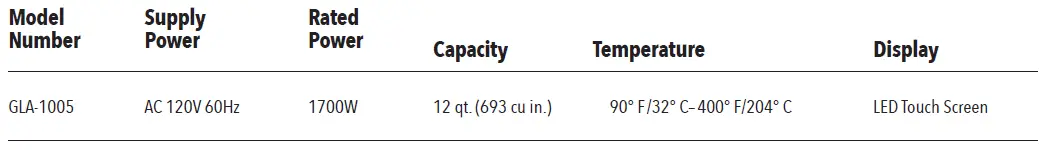 Power Air Fryer XL Manual PowerXL GLA-1005 Owners Manual-fig-1