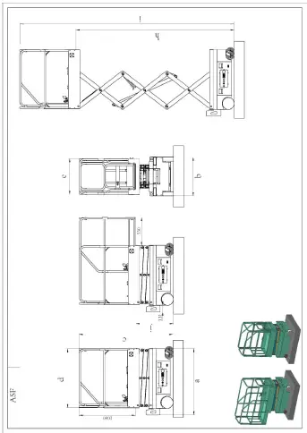 Tuyue Lift ASF Series Full Electric Scissor Lifted Working Platform 01