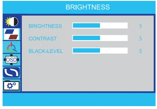 COOLHOOD GSDM1 15.6 Inch Portable Monitor - BRIGHTNESS.