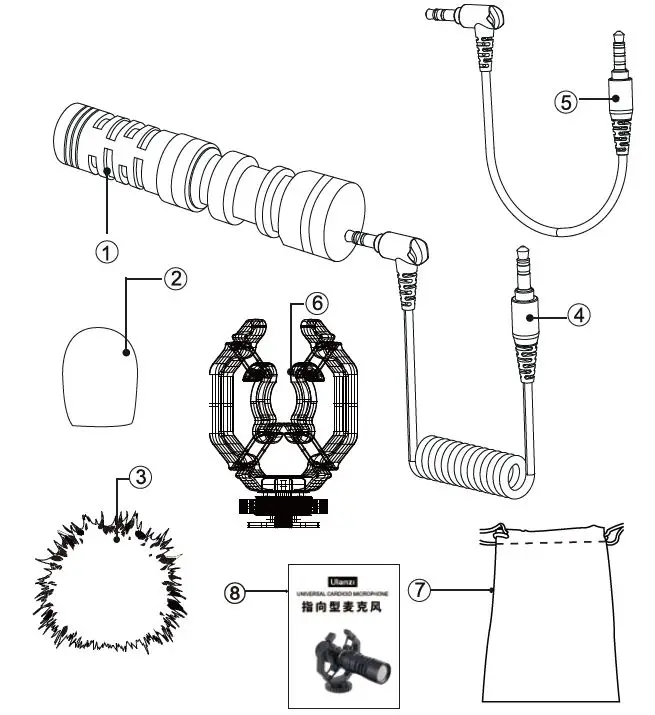 Ulanzi-718-Universal-Cardioid-Microphone-fig-1