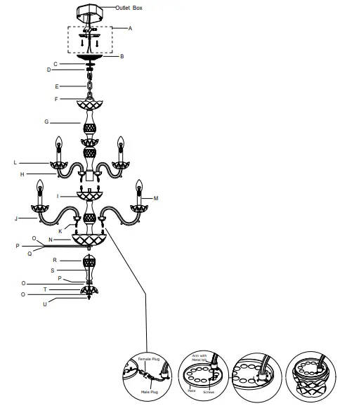 CRYSTORMA-1155-CH-CL-MWP-Traditional-Crystal-15-Light-Chandelier-fig-2