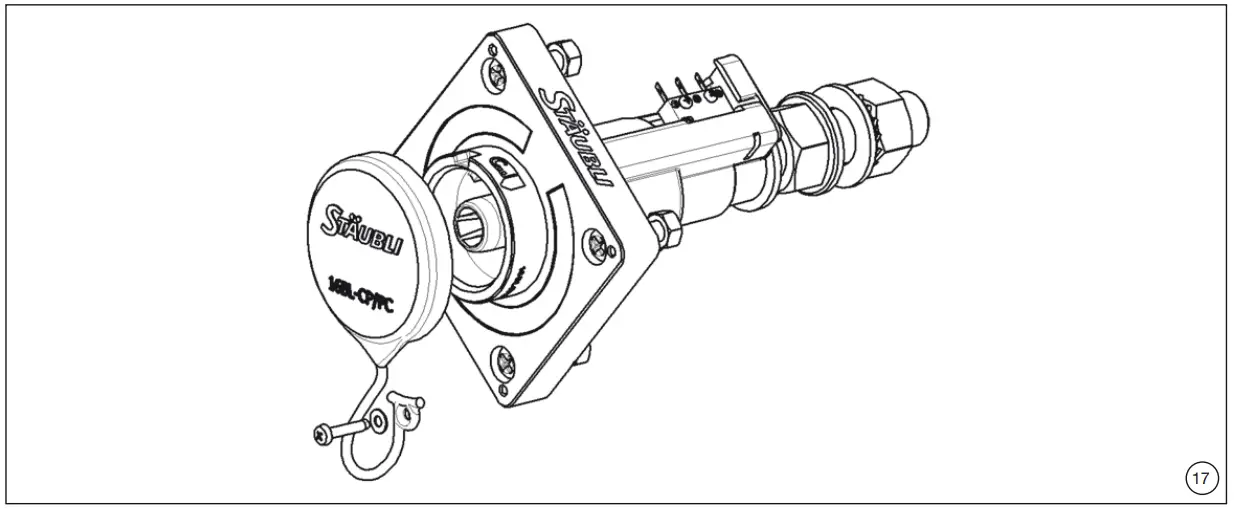 STAUBLI-MA409-Panel-Receptacle-with-Threaded-Stud-fig-9