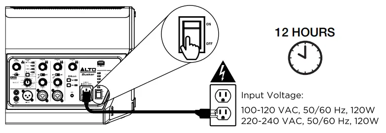 ALTO TXP9 Portable PA with BT and Battery - fig1