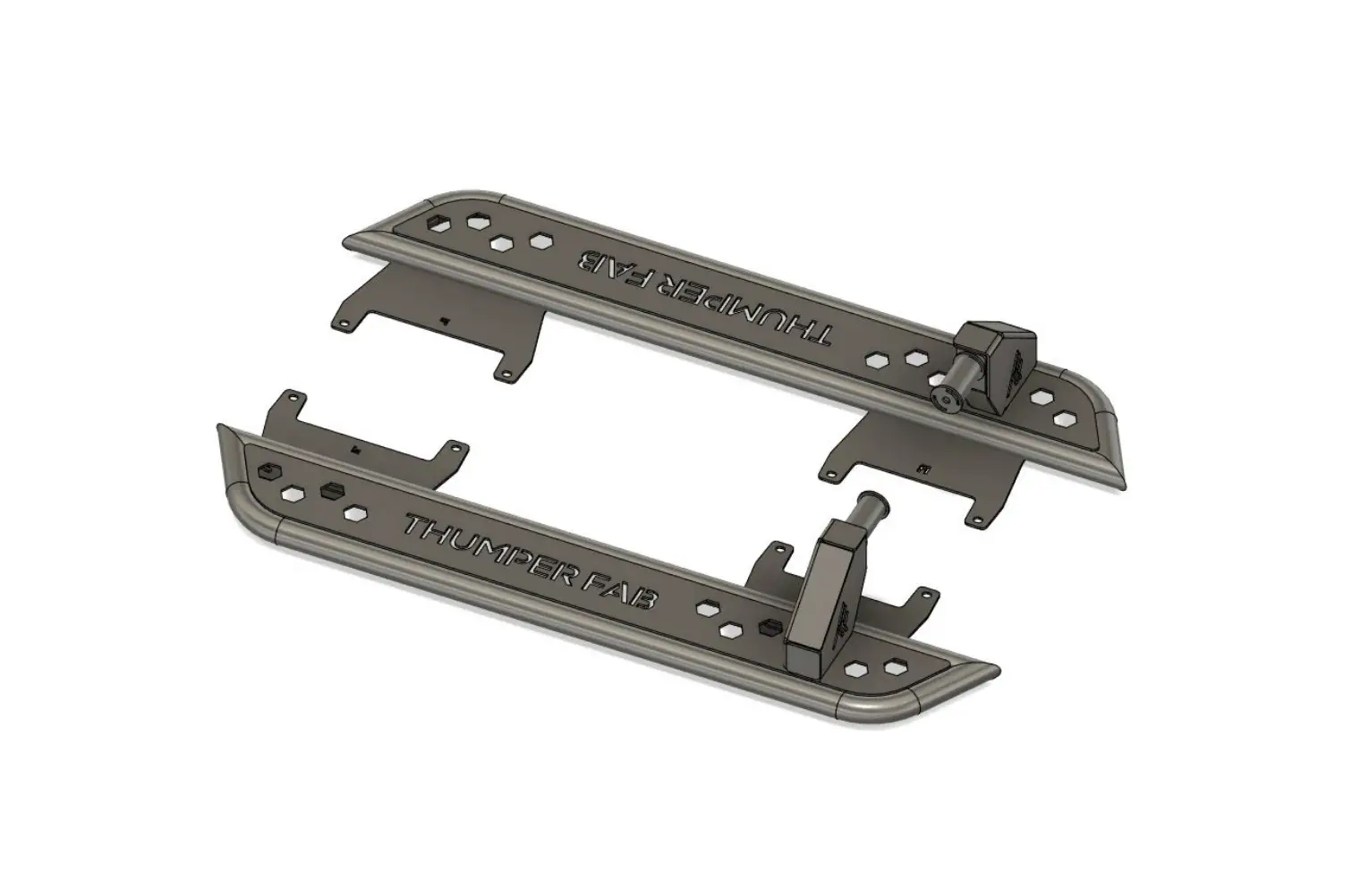 Thumper Fab Tf040702 Can Am Defender Nerf Rails 3-seat Installation Guide