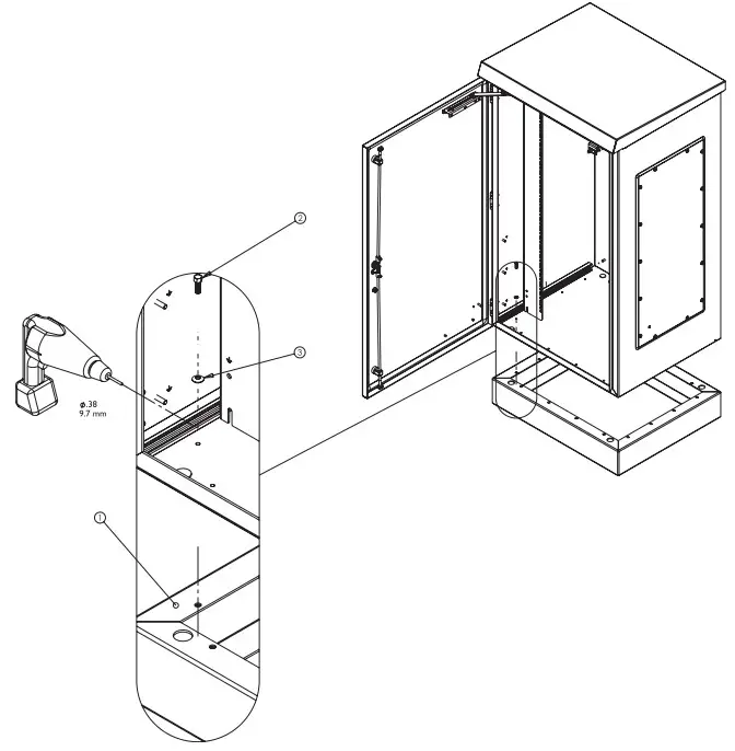 nVent HOFFMAN 87926518 ComLine OSP Plinth Base - Fig 1